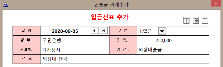 매출에누리